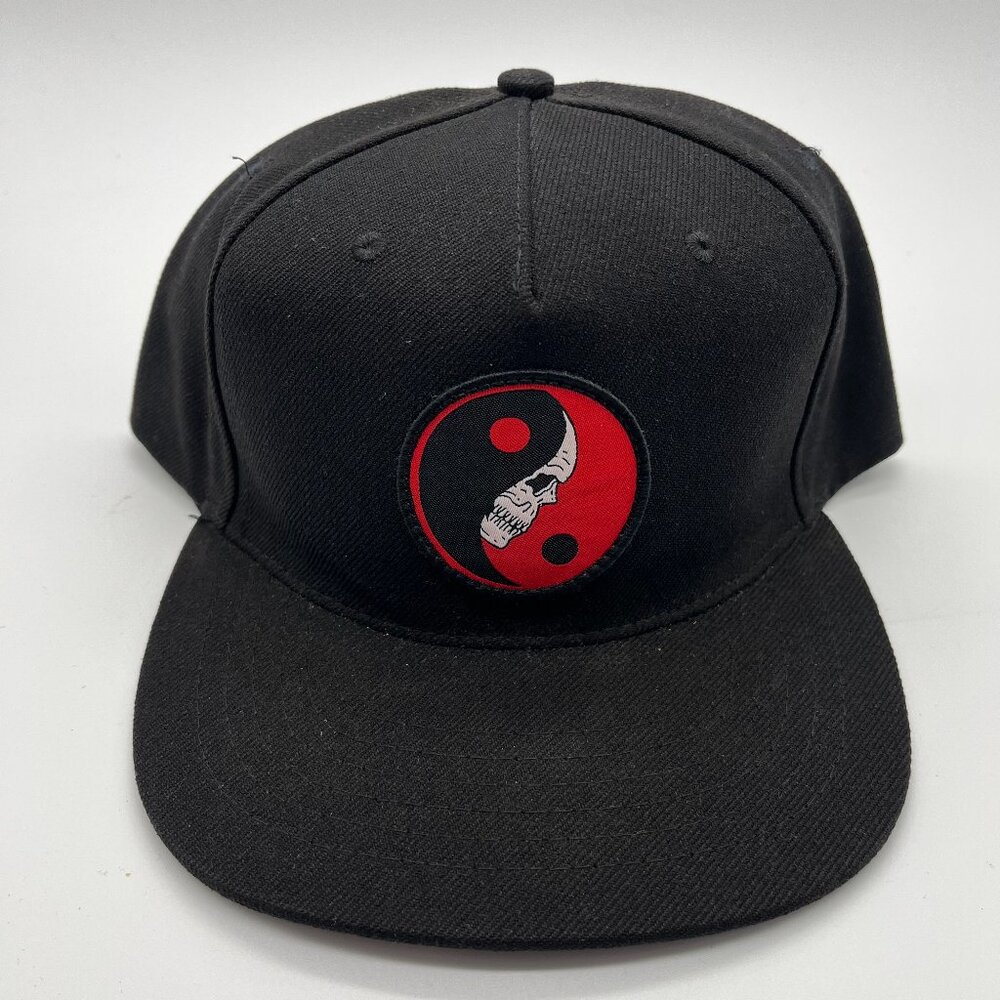 Sketchy Tank Lurking Class Snapback Hat Cap One Size Black Adjustable Skull